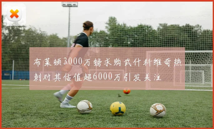 布莱顿3000万镑求购武什科维奇热刺对其估值超6000万引发关注